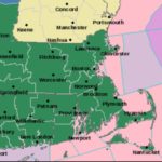 THE NATIONAL WEATHER SERVICE issued a flood warning for all of Rhode Island and Massachusetts ahead of Friday's warm weather and expected rain. / COURTESY NWS