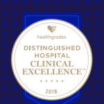 FOUR LOCAL HOSPITALS have been named Distinguished Hospitals for Clinical Excellence by Healthgrades Operating Co. Rhode Island Hospital and The Miriam Hospital, both in Providence, St. Luke's Hospital in New Bedford and Charlton Memorial Hospital in Fall River received the distinction. / COURTESY HEALTHGRADES