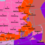 A BLIZZARD WARNING remains in effect for southern Rhode Island and southeast Massachusetts. / COURTESY NWS