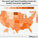 RHODE ISLAND WAS ranked the No. 8 healthiest state in the nation in a survey of life insurance applicants by online insurance marketplace Policygenius. / COURTESY POLICYGENIUS