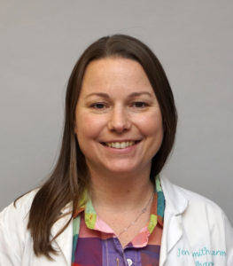 JENNIFER SMITH, a pharmacist at Women & Infants Hospital in Providence, has achieved advanced certification within the pharmacy profession. / COURTESY WOMEN & INFANTS HOSPITAL