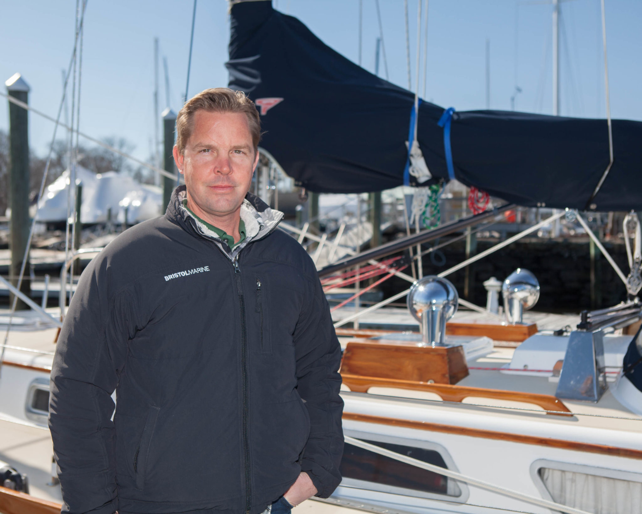 BRISTOL MARINE has acquired Boothbay Harbor Shipyard. Above, Andy Tyska, president and owner of Bristol Marine. / PBN FILE PHOTO/TRACY JENKINS