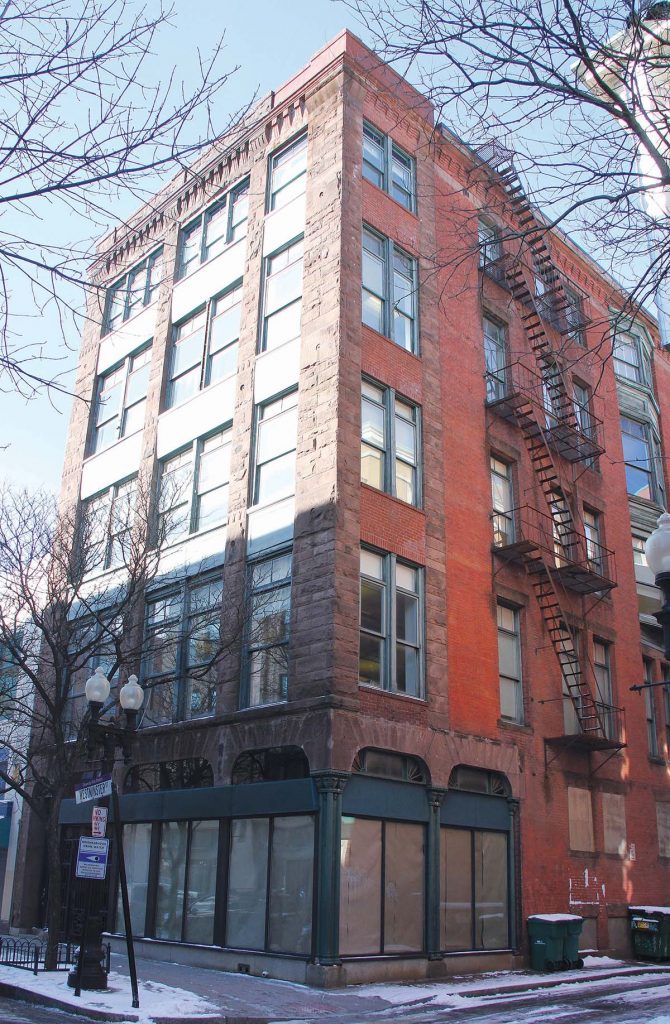 327-333 Westminster St. (1900) PROPERTY OWNER: 333-3 Westminster LLC; Moulton Hall Condominiums Inc.; Stanley Weiss Associates LLC; Duzien LLC  TENANTS: Studio AMD Painting & Motion; Hotel Ave. StepStone Hospitality; Northeast Collaborative Architects; Netsoft