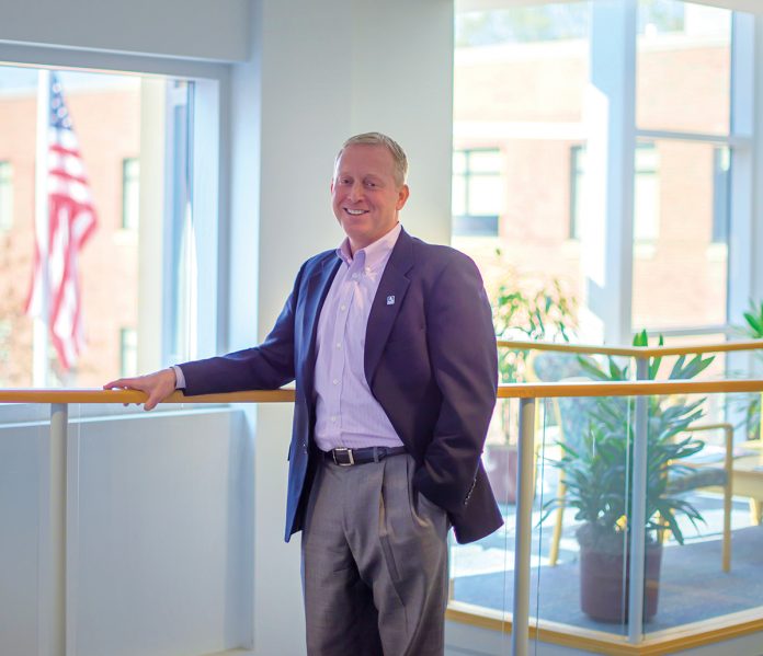 With more than a quarter-century at Woodard & Curran – the last 11 years as CEO and the last nine years as chairman of the board – Douglas McKeown is passionate about its culture and about maintaining its success. / COURTESY WOODARD & CURRAN