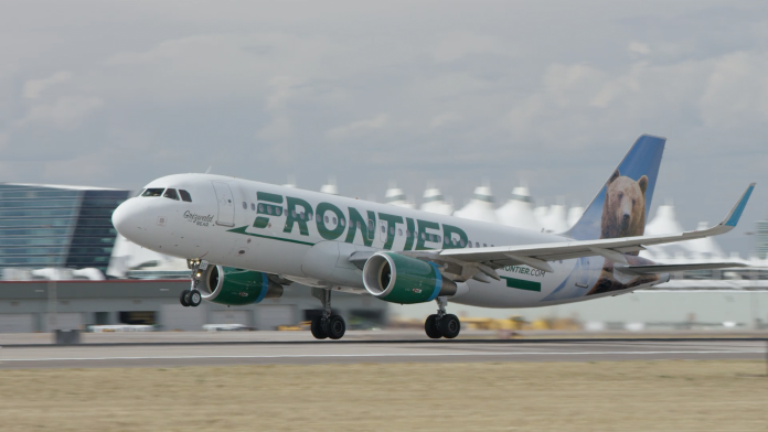 FRONTIER AIRLINES has added two nonstop seasonal flights at T.F. Green Airport to and from Atlanta and Austin, Texas. / COURTESY FRONTIER AIRLINES