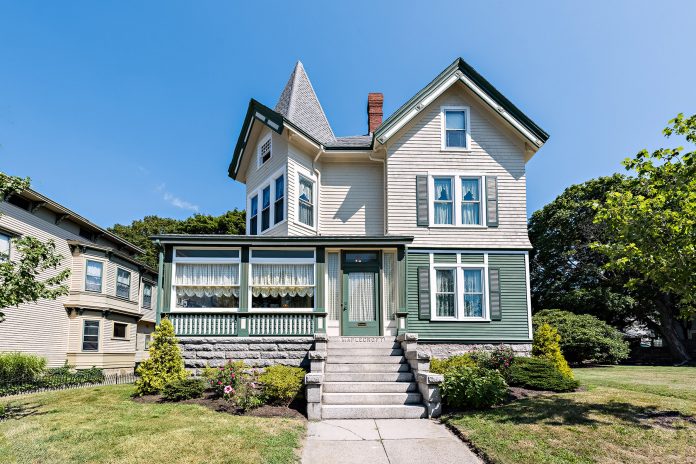 THE MAPLECROFT HOUSE at 306 French St. in Fall River, purchased by Lizzie Borden following her acquittal on murder charges in 1893, sold recently for $600,000. / COURTESY MOTT & CHACE SOTHEBY'S INTERNATIONAL REALTY THE MAPLECROFT HOUSE at 306 French St. in Fall River, purchased by Lizzie Borden following her acquittal on murder charges in 1893, sold recently for $600,000. / COURTESY MOTT & CHACE SOTHEBY'S INTERNATIONAL REALTY
