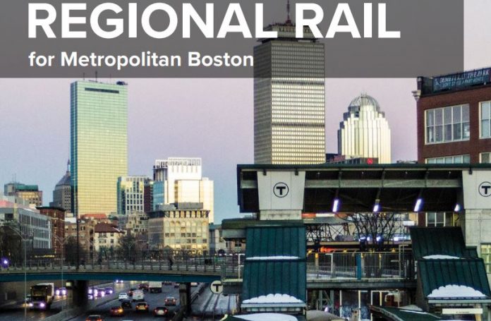 A REPORT FROM TRANSITMATTERS suggests increasing the frequency, hours and speed of the commuter rail in order to modernize it to a regional rail system that might be utilized better, both during peak and non-peak hours. / COURTESY TRANSITMATTERS