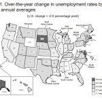 RHODE ISLAND 2017 UNEMPLOYMENT rate average declined 0.7 percentage points year over year to 4.5 percent. / COURTESY BLS