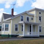 THE POTTER-COLLYER HOUSE, at 67 Cedar St., was recently awarded a historic marker by the Preservation Society of Pawtucket. Originally built in 1863, it was augmented and expanded in 1877, 1895 and 1902, and was moved from its original location on the west side of Pine Street in 1962 during the construction of Interstate 95. / COURTESY PRESERVATION SOCIETY OF PAWTUCKET
