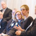 IMPROVEMENT AND CHALLENGES: Joan Kwiatkowski, CEO of CareLink and the PACE Organization of Rhode Island, participated in PBN’s 2018 Spring Health Care Summit, helping get the conversation started by talking about her recent experiences in the health care system. / PBN FILE PHOTO/RUPERT WHITELEY