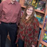 LOCAL AUTHORS: Stillwater Books owners Steven and Dawn Porter. The bookstore opened March 1 and is Pawtucket’s only independent bookstore, featuring hundreds of titles from Rhode Island authors, as well as new and used books.  / PBN PHOTO/MICHAEL SALERNO