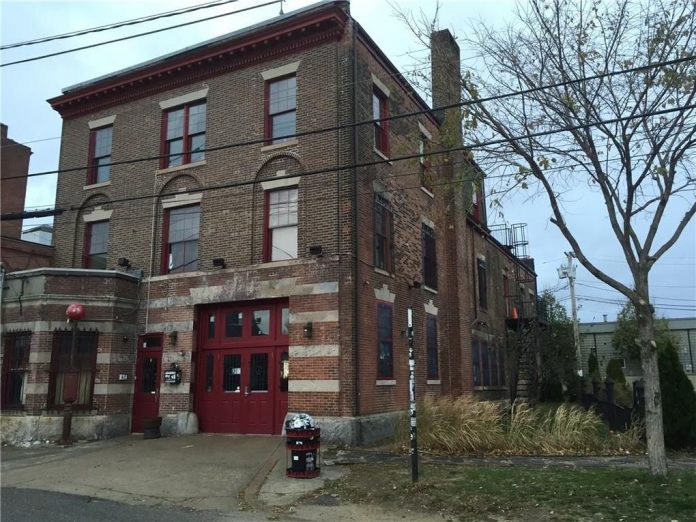 FIREHOUSE 13, a former Providence firehouse turned music venue at 41 Central St., has been listed by Westcott Properties for $587,000. / COURTESY WESTCOTT PROPERTIES FIREHOUSE 13, a former Providence firehouse turned music venue at 41 Central St., has been listed by Westcott Properties for $587,000. / COURTESY WESTCOTT PROPERTIES
