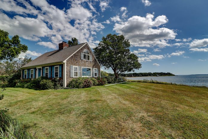 A SHINGLE-STYLE COLONIAL at 61 Appian Way in Barrington has sold for $1.1 million, the third sale in the town topping the million-dollar mark this year. / COURTESY RESIDENTIAL PROPERTIES