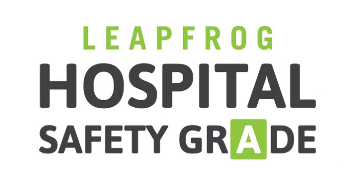 RHODE ISLAND RANKED NO. 3 in the nation in the Leapfrog Hospital Safety Grade national rankings for having 5 of 7 reviewed hospitals earn an A safety grade. / COURTESY LEAPFROG