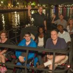 WATERFIRE PROVIDENCE has launched a Kickstarter campaign to fund an upgraded boat for its Access Program which allows persons with disabilities and mobility concerns to view the event from a large, handicap accessible pontoon boat. / PHOTO BY KEVIN MURRAY / COURTESY WATERFIRE PROVIDENCE