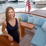 STEADY GROWTH: Ally Maloney, owner of Maloney Interiors, has been designing interiors for yachts and some coastal residences since 2013. She says her business has grown steadily over the past four years. / PBN FILE PHOTO/KATE WHITNEY LUCEY