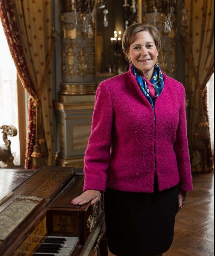 STATE PRESERVATION GRANTS are currently on hiatus, affecting many nonprofits that rely on state funding. Above, Trudy Coxe, head of the Preservation Society of Newport County. / PBN FILE PHOTO/RUPERT WHITELEY STATE PRESERVATION GRANTS are currently on hiatus, affecting many nonprofits that rely on state funding. Above, Trudy Coxe, head of the Preservation Society of Newport County. / PBN FILE PHOTO/RUPERT WHITELEY
