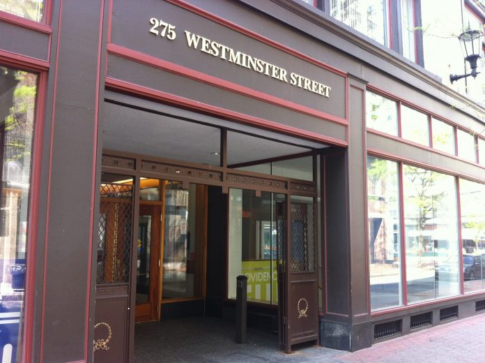 ERIC ZUENA, an architect with ZDS Architects, has presented plans to the Providence Downtown Design Review Committee to add a second entrance door on the left side of the Cherry & Webb building at 275 Westminster St. / PBN PHOTO/MARY MACDONALD ERIC ZUENA, an architect with ZDS Architects, has presented plans to the Providence Downtown Design Review Committee to add a second entrance door on the left side of the Cherry & Webb building at 275 Westminster St. / PBN PHOTO/MARY MACDONALD