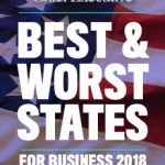 RHODE ISLAND RANKED No. 32 on Chief Executive's Best & Worst States For Business 2018. / COURTESY CHIEF EXECUTIVE
