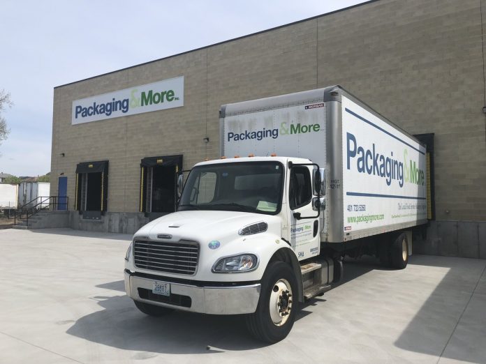 PACKAGING & MORE, which provides food service packaging to hospitality industry clients in southern New England, recently completed a 20,000-square-foot expansion to its warehouse in Central Falls. / COURTESY PACKAGING & MORE