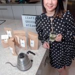 ARTISAN TEA: Michelle Cheng, owner and founder of Leafy Green, a tea company based out of Hope & Main in Warren, prioritizes single-origin tea leaves purchased directly from farmers to elevate her tea to “artisan status.” / PBN PHOTO/MICHAEL SALERNO