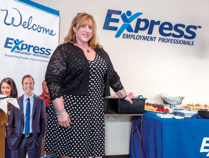 BEST DECISION: Liliana V. Dolan, owner of Express Employment Professionals in Warwick, worked as an office manager in a Providence law firm before beginning her own staffing agency and then making it national.  / PBN PHOTO/MICHAEL SALERNO