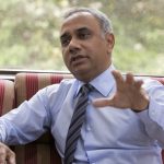 INFOSYS WILL PARTNER with the Rhode Island School of Design to develop a curriculum for the company's designers and to collaborate on academic projects. Above, Salil Parekh CEO of Infosys. / BLOOMBERG FILE PHOTO/SAMYUKTA LAKSHMI