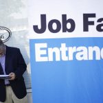 THE NON-SEASONALLY ADJUSTED UNEMPLOYMENT RATE in the Providence metro area declined 0.2 percentage points year over year in May to 3.9 percent. / BLOOMBERG FILE PHOTO/LUKE SHARRETT