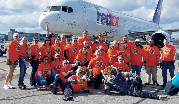 THUNDERCATS: Envision’s fundraising team in the October 2017 MS Jet Pull raised more than $8,000 for the National Multiple Sclerosis Society.  / COURTESY ENVISION TECHNOLOGY ADVISORS