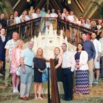 SOUTHERN COMFORTS: Starkweather & Shepley employees at the 9th Annual “Nat Calamis Sales Leaders’ Trip” at a Florida resort in March.  / COURTESY STARKWEATHER & SHEPLEY INSURANCE BROKERAGE INC.