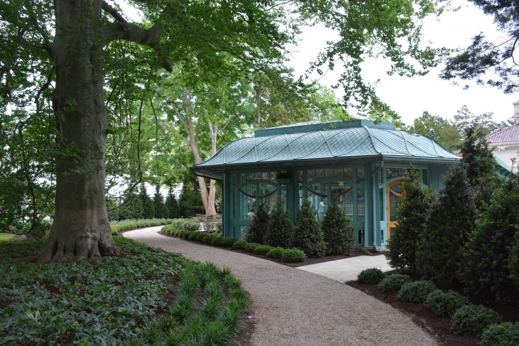 THE BREAKERS Welcome Center cost $5.4 million to construct. / COURTESY PRESERVATION SOCIETY OF NEWPORT