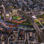 The House Finance committee is expected to review Pawtucket Red Sox ballpark legislation Tuesday./PAWTUCKET REDEVELOPMENT AGENCY