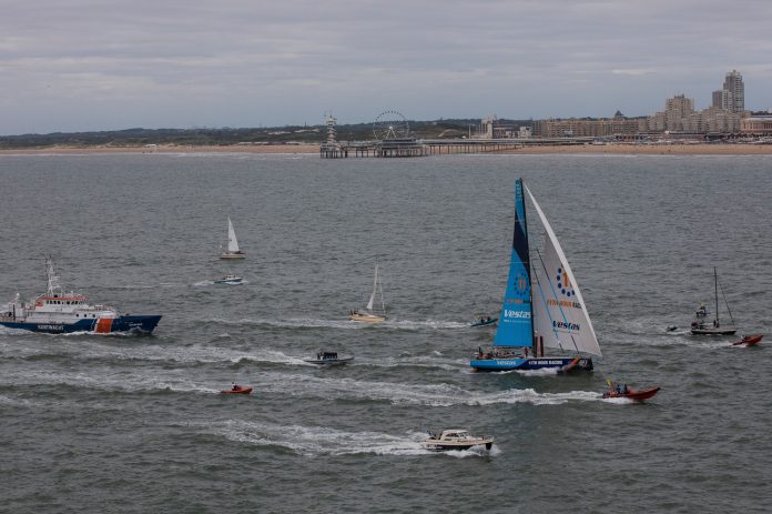VESTAS 11TH HOUR RACING has finished the Volvo Ocean Race in fifth place. / BLOOMBERG FILE PHOTO/JEN EDNEY