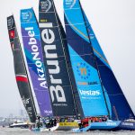 VESTAS 11TH HOUR Racing finished firth in the Cardiff stopover in-port race. / VOLVO OCEAN RACE/JESUS RENEDO