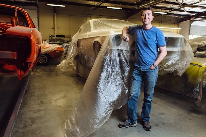 FAMILY HOBBY: For Michael Mancini, owner of American Muscle Car Restorations in North Kingstown, restoring cars began as a family hobby that has turned into a full-time career.  / PBN PHOTO/RUPERT WHITELEY