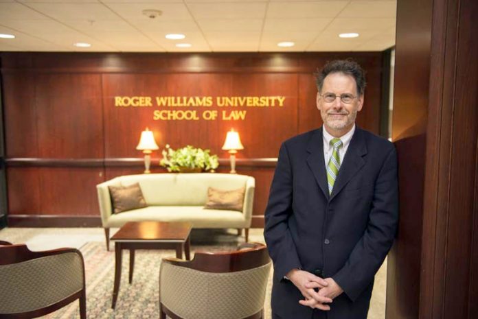 MICHAEL J. YELNOSKY, who has served as Roger Williams University School of Law dean for four years to the week, along with public sector union leaders and other academics, comments on the local impact of the U.S. Supreme Court’s June 27 ruling in Janus vs. AFSCME Council 31. PBN FILE PHOTO / COURTESY JULIE BRIGIDI/OGGI PHOTOGRAPHY