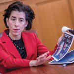 GOV. GINA M. RAIMONDO expects to raise and spend millions of dollars more than her opponents in the gubernatorial race. / PBN FILE PHOTO/ MICHAEL SALERNO