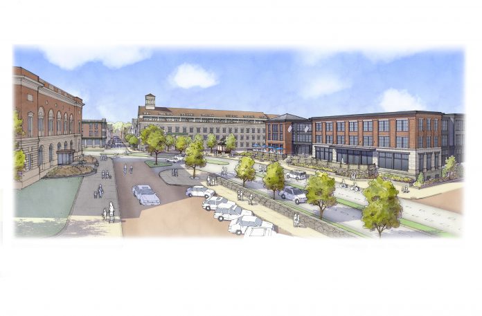 THE R.I. COMMERCE Corp. approved Tax Increment Financing for Hammetts Wharf LLC to develop an 80,000-square-foot mixed use development that includes a hotel and a waterfront restaurant. Above, a rendering of the building. / COURTESY PEREGRINE GROUP THE R.I. COMMERCE Corp. approved tax increment financing for Hammetts Wharf LLC to develop an 80,000-square-foot mixed-use development that includes a hotel and a waterfront restaurant. Above, a rendering of the building, which is the first building on the right. / COURTESY PEREGRINE GROUP
