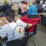 A WELCOMING RESOURCE: Dorcas International Institute of Rhode Island held its Community Resource Day recently, inviting immigrants and refugees to learn about the center and the state, and to make their transitions to life in the United States smoother. / PBN FILE PHOTO/MICHAEL SALERNO