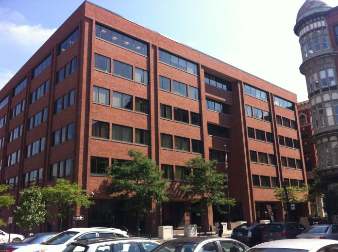THE PROPERTY AT 380 Westminster Street as been in state court mastership proceedings since May 2016. Paolino Properties through an affiliate hopes to purchase a five-story office building at 380 Westminster St. and has submitted a $15.3 million offer. / PBN PHOTO/MARY MACDONALD