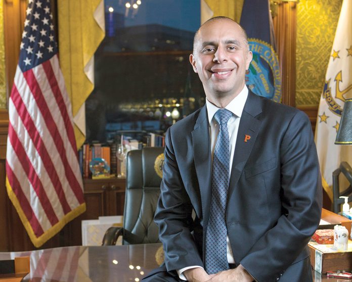 IMMIGRATION RIGHTS has become a hot-button issue in Providence Mayor Jorge O. Elorza’s reelection campaign. Elorza is championing a city lawsuit that challenges the federal government’s ability to withhold grant money to municipalities that do not follow Trump administration initiatives designed to ferret out undocumented immigrants. / PBN file photo/Rupert Whiteley