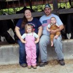 MELISSA BREENE JORDAN and Matt Jordan operate the Breene Hollow Farm 50-cow milking operation. / COURTESY R.I. DEPARTMENT OF ENVIRONMENTAL MANAGEMENT