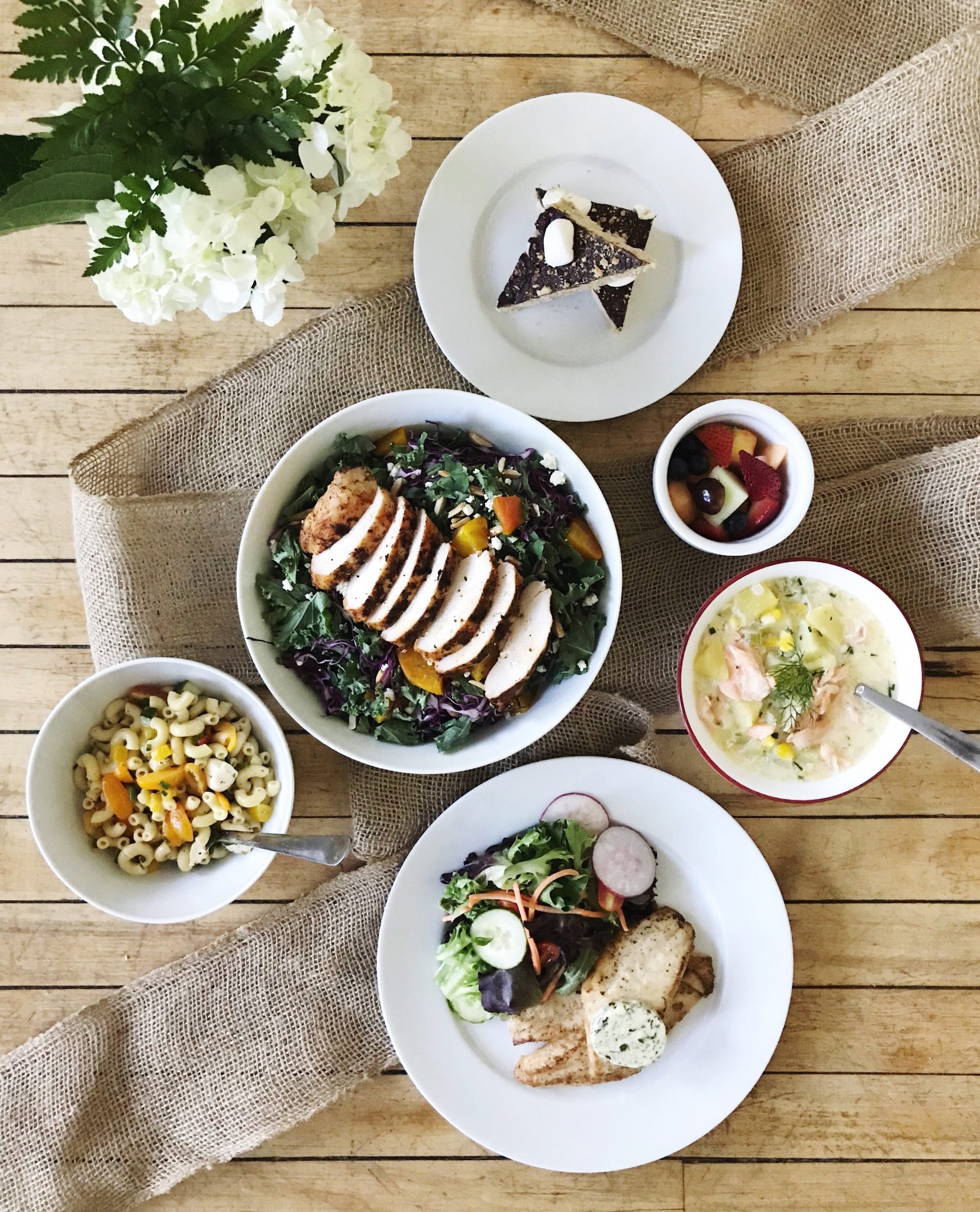 Pictured are examples of meals available from Warren-based meal prep and delivery company Feast & Fettle. / PHOTOS BY JANE LIU and STACEY DOYLE / COURTESY FEAST & FETTLE