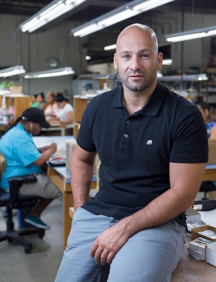 Before founding Luca + Danni and continuing a long family legacy in the jewelry business, Fred Magnanimi spent 12 years working in the finance industry, including as a partner in a hedge fund and head of a business development group for Citigroup. / PBN PHOTO/RUPERT WHITELEY Before founding Luca + Danni and continuing a long family legacy in the jewelry business, Fred Magnanimi spent 12 years working in the finance industry, including as a partner in a hedge fund and head of a business development group for Citigroup. / PBN PHOTO/RUPERT WHITELEY