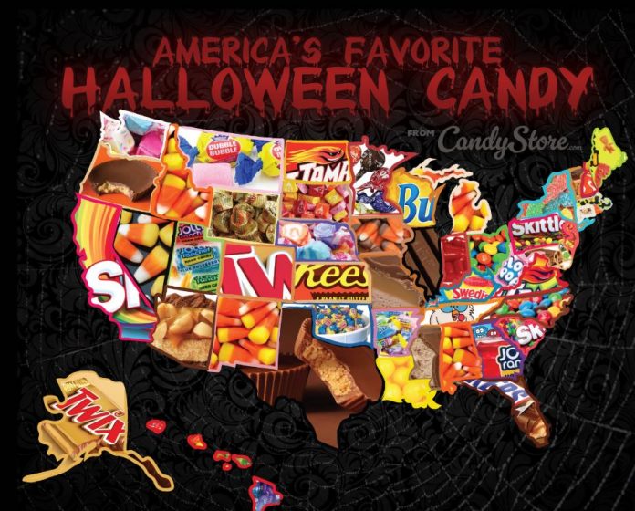 RHODE ISLAND'S favorite Halloween candy was candy corn, according to a new report from CandyStore.com. / COURTESY CANDYSTORE.COM