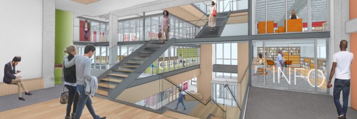 THE PROVIDENCE PUBLIC LIBRARY has received $4.2 million in New Market Tax Credits equity and $1.6 million in C-PACE Investment through the Rhode Island Infrastructure Bank's Rhode Island C-PACE program for its planned $25 million renovation. / COURTESY PROVIDENCE PUBLIC LIBRARY