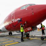 NORWEGIAN AIR says that it is in a strong financial position heading into the weak winter travel season, and issue for the discount airline with flights to and from Europe from T.F. Green Airport. / BLOOMBERG NEWS FILE PHOTO/SIMON DAWSON