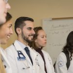 DOCTORATE OF PHARMACY students from the University of Rhode Island will now be eligible to enroll in Johnson & Wales University's physician assistant master's degree studies program and, upon graduation, receive a dual degree from both schools. / COURTESY UNIVERSITY OF RHODE ISLAND/NORA LEWIS