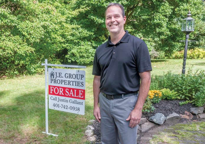 NO SURPRISES: Justin Gallant is the owner of J.E. Group Properties in South Kingstown, a real estate company that is selling homes by a flat fee, rather than commission. / PBN PHOTO/MICHAEL SALERNO