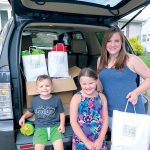 EXTRA COMFORT: North Providence resident Amy Antone, shown with her children, started the nonprofit Cuddles of Hope Foundation this past summer to donate gift bags to ailing children.  / COURTESY AMY ANTONE